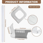 HASTHIP Fitted Sheet Fasteners Set for Mattress Corners with Curved Strip Clamp | Pack of 4