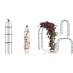 HASTHIP Garden Plant Support Cages 120cm for Climbing Plants with Adjustable Metal Frame | Indoor and Outdoor Balcony Decor