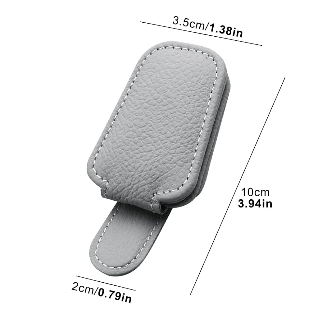 HASTHIP® Soportes para gafas de sol en la visera del coche