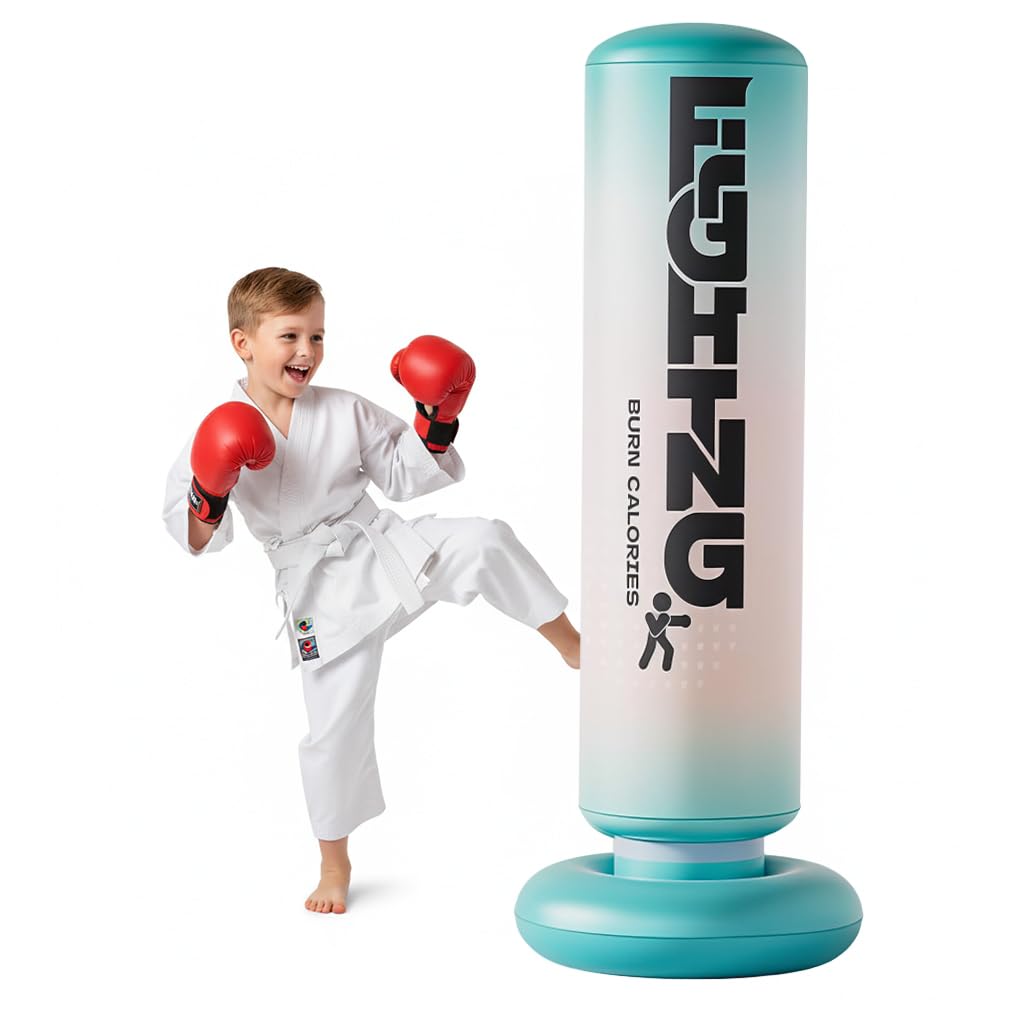 HASTHIP Inflatable Boxing Column with Water Filled Base for Home Training