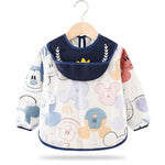 HASTHIP® Sleeved Bib Baby Bib with Pocket, Toddler Bibs, Smock, Washable and Lightweight Waterproof Fabric, Fits Bibs for Baby 6 Months+