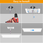 Hasthip 48W LED Ceiling Light with Remote Control & Dimmable Design