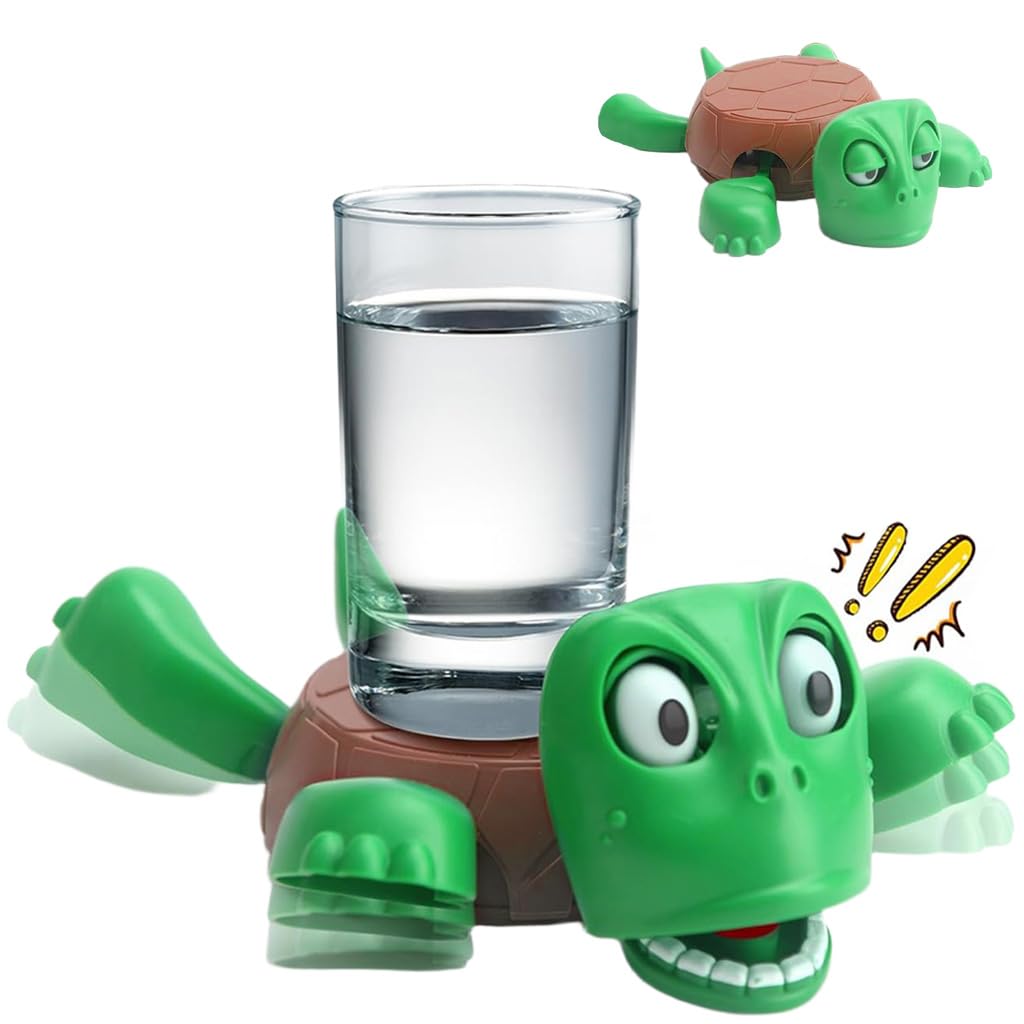 HASTHIP Turtle Coaster for Desk and Home with Anti Slip Turtle Shell Design | 17.5x12.5x5 cm Heat Resistant ABS Holder