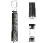 HASTHIP® ZORBES Herramienta Extractora de Teclas y Switches, 2 en 1 con Cabezal Doble Plegable para Teclados Mecánicos y de Membrana