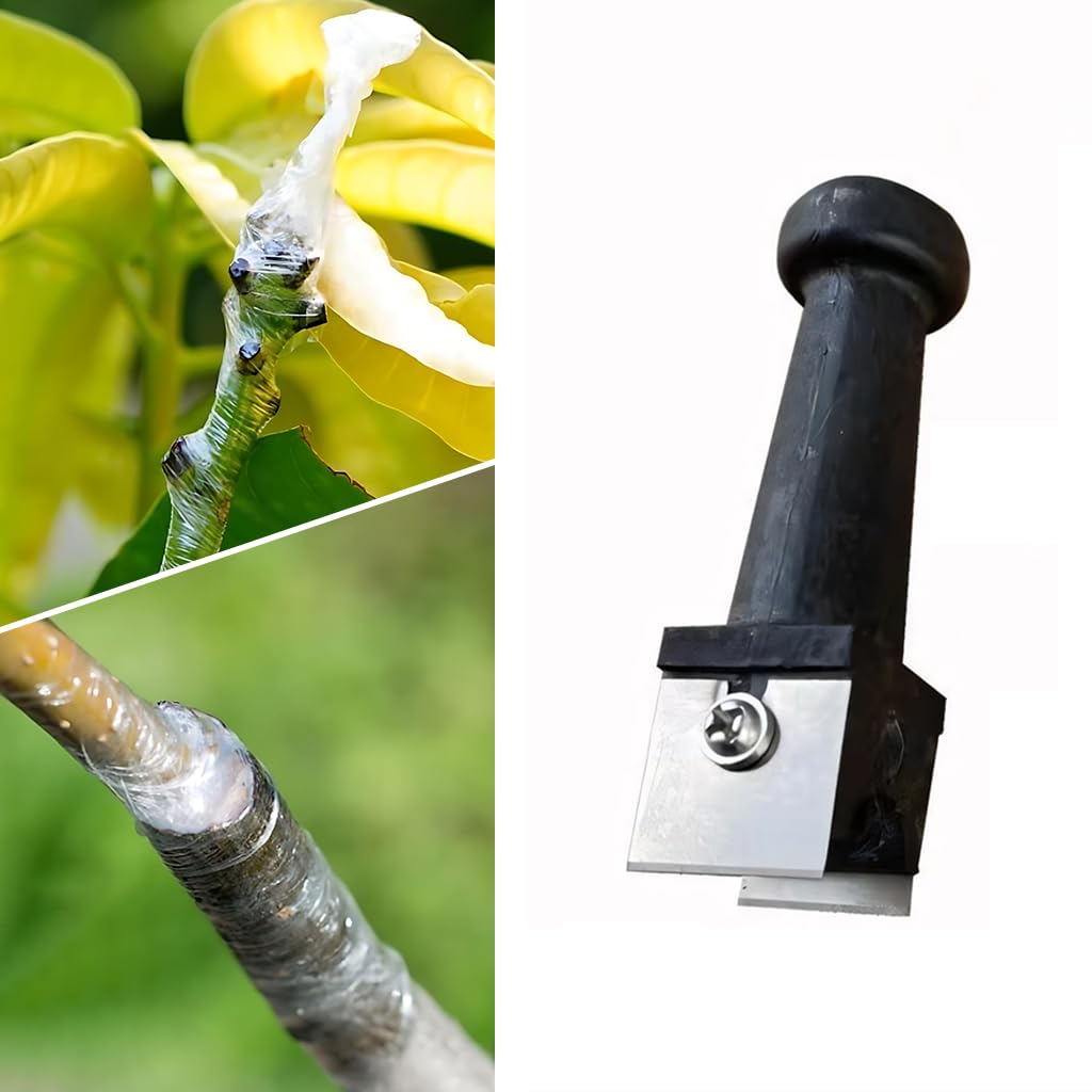 HASTHIP Gardening Grafting Cutter for Fruit Trees with Dual U-Cut Blade and Ergonomic Handle