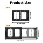 HASTHIP Pot Lid Holder for Kitchen Organization with 7 Slot Steel Wire Racks | Countertop Organizer