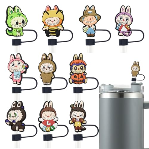 HASTHIP® 10Pcs Straw Cover for Stanley Cup Accessories