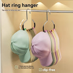 HASTHIP Wardrobe Hooks for Clothes and Hat Storage featuring Space Saving Metal Design | Set of 10