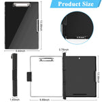 HASTHIP Large A4 Clipboard Folder for Teachers and Coaches with Dual Layer Storage | 24x34x3.7 cm PP Box