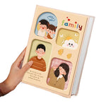 HASTHIP® Álbum de Fotos 5 Pulgadas con Tapa de Vidrio Templado,Libro Fotos Pequeño para 100 Imágenes,Mini Álbum para Bodas Viajes Bebé y Recuerdos Familiares