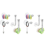HASTHIP Headband Holder Stand featuring 8PCS Acrylic Clear Scrunchie Organizer for Women | Space-Saving Wall Storage