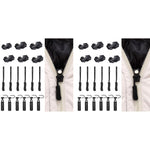 HASTHIP Zipper Puller Repair Kit with 12pcs 3 Size Metal Sliders and Nylon Cords for Bags | Universal Replacement