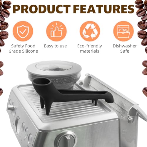HASTHIP® Water Guiding Pipe for Espresso Coffee Machine, Food Grade Silicone Water Channel Anti-Spill Tube, Anti-Slip Line Compatible with Breville, Barista Kitchen Coffee Accessories