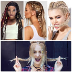 HASTHIP® Marca 220 Piezas de Anillos para Trenzas y Accesorios para el Cabello,Joyas Metálicas Dreadlocks,Pendientes y Cuentas Trenzas Pinzas Decoraciones de Trenza Mujeres Niñas