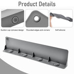 HASTHIP Silicone Anti Splash Guard for Kitchen Sink and Bathroom featuring 4 Suction Cups | 17.17×3.94 in Countertop Water Shield