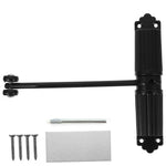 HASTHIP Door Closer for Wooden and Metal Doors with Adjustable Spring | Zinc Alloy Black 60 kg