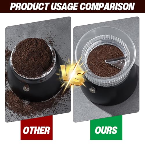 HASTHIP® Moka Pot Powder Ring Distributor, 3 Inch Coffee Leveler Tool, Clear Crown Ground Leveling Accessory for 4-6 Cup Moka Pot, Espresso Dosing Funnel Coffee Accessories