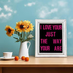 HASTHIP Letter Stickers for Crafts and Decoration with Waterproof Adhesive 8 Sheets Pink Alphabet | 2 Inch and 1 Inch Sizes