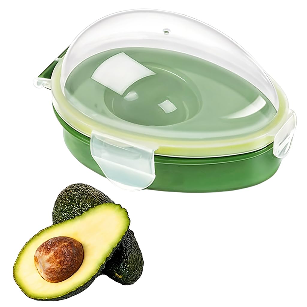HASTHIP Avocado Saver for Fridge and Travel with Airtight Clear Snap Lid | BPA-Free Storage Box