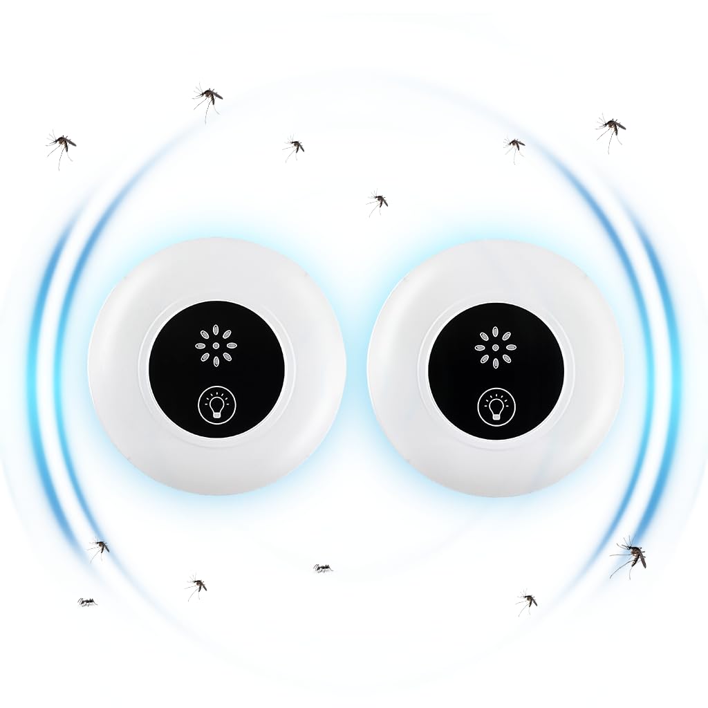 HASTHIP Ultrasonic Rat Repellent Devices for Indoor Pest Control with Dual Pack 2065kHz | Safe Plug-in Protection