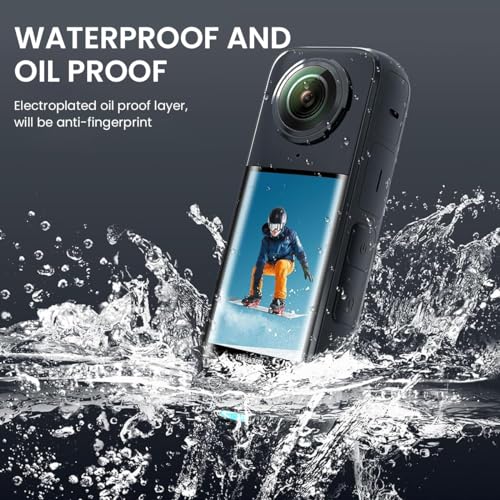 HASTHIP® Screen Protector for Insta 360 X4, 9H Tempered Glass Screen Cover HD Protector Lens Protector for Insta 360X4, Screen Protector for Insta 360 X4