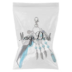 HASTHIP Dream Catcher Keychain for Handbags and Keys with Tassel Feather | 17 cm Alloy Steel Design