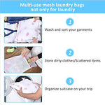 7 Piece Set Mesh Laundry Bag for Wash Machine, Laundry Clothes Washing Bags for Blouse, Bra, Hosiery, Stocking, Underwear, Lingerie Saver Mesh Net