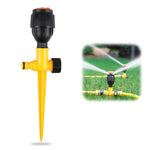HASTHIP Outdoor Sprinkler for Garden Watering with 360° Rotation Control covering 2690 sq ft | Adjustable ABS Irrigation System for Lawns and Farms