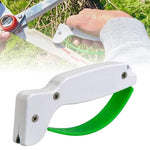 HASTHIP® Gardening Shears Sharpener Diamond-Honed Tungsten Carbide Blade Design Portable Gardening Hand Pruning Scissors Sharpener for Pruning Shear, Scissors, Pruner, Snips, Bypass Shear