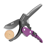 HASTHIP Gardening Scissors for Plants and Shrubs with 20 cm SK5 Blade and Safety Lock | Ergonomic Handle