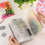 HASTHIP® 40-Photo Clear Cover Photo Albums, 4x6-Inch, 4-Pack to Store and Display Memories, Vacations, Events, Weddings-ClearPlastic