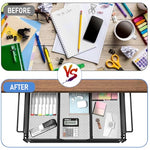 HASTHIP® Under Desk Organizer Storage Box Desk Drawer Organizer