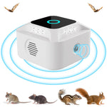 HASTHIP® Ultrasonic Pest Repeller with Flashlight and Flashing Lights for Home, Plug-in Pigeon Repellent and Variable Frequency Dog Repellent Device for Mole, Gopher, Snakes, Underground Pests