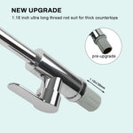 HASTHIP Mixer Faucet for Kitchen Sink and Bathroom Basin with 360° Swivel Spout | Single Handle Control