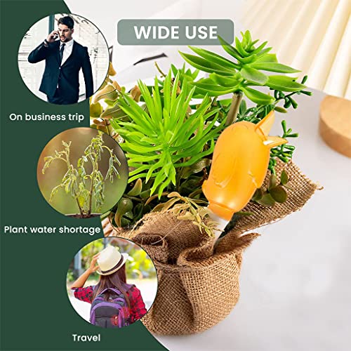 HASTHIP® 12PCS Drip Irrigation Kit for Pots Plant with Bottles Creative Ceramics Watering Device 4-7 Days Automatic Gadget Garden Home Office Travel Vacation