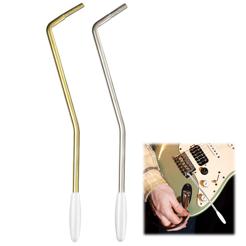 HASTHIP Tremolo Arms for Electric Guitar with 5mm and 6mm Universal Threaded Design | Metal 2Pcs Set