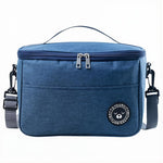 HASTHIP Insulated Lunch Bag for Camping and Office with Foil Liner & Shoulder Strap 26x18x17cm | Turquoise