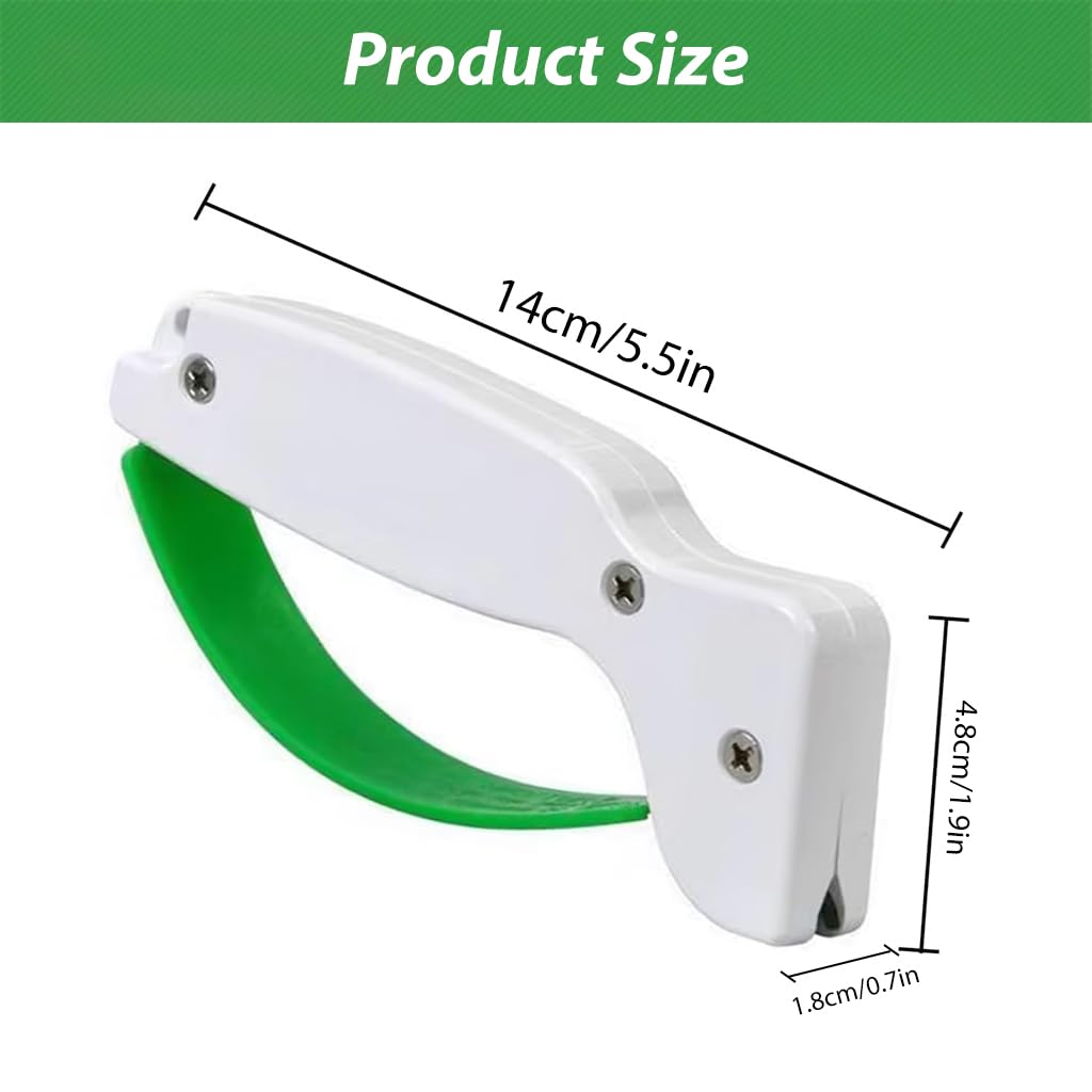 HASTHIP® Gardening Shears Sharpener Diamond-Honed Tungsten Carbide Blade Design Portable Gardening Hand Pruning Scissors Sharpener for Pruning Shear, Scissors, Pruner, Snips, Bypass Shear