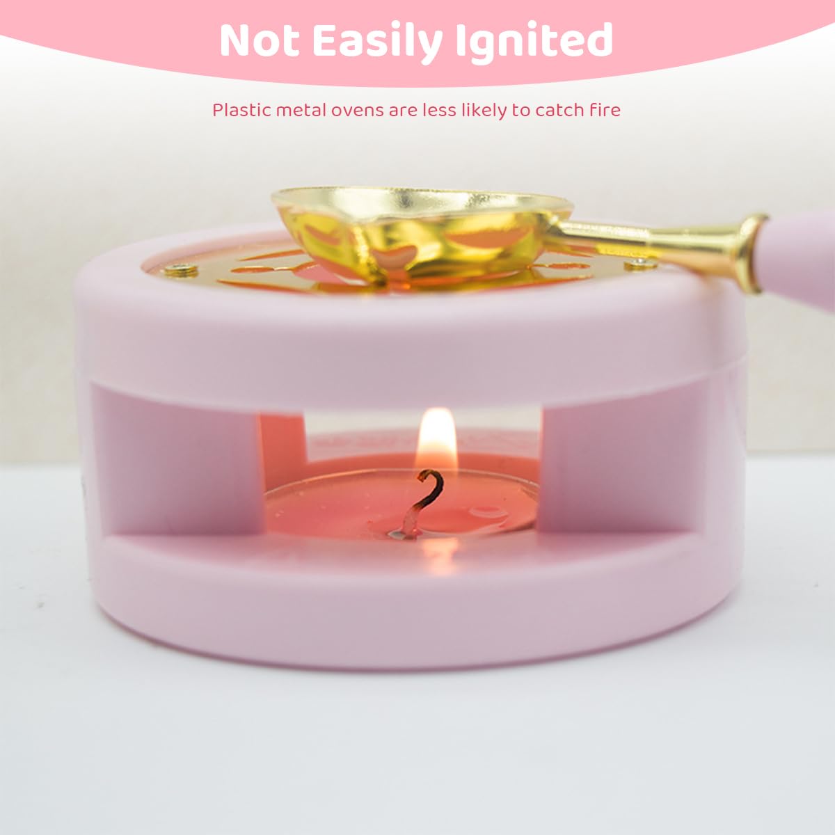 HASTHIP Wax Seal Stamp Set for DIY Invitations with 15 Multicolor Beads and 6 Stamps | Pink Cat Claw Handle