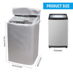 HASTHIP Top Load Washing Machine Cover 60×62×95cm with Roll Up Flap and Silver UV Resistant Protection