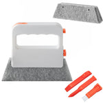 HASTHIP Window Cleaning Brush 5 in 1 for Tracks and Frames with 4 Layer Pad & Mini Brush | PP Handle Design