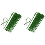 HASTHIP Plant Twist Ties 60pcs 23cm for Flowers and Tomato Support with Flexible PE Material