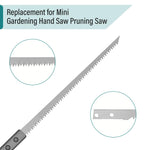 5pcs Saw Blades Replacement for Mini Gardening Hand Saw Pruning Saw, 26cm Hand Robust Manganese Steel Saw Blade