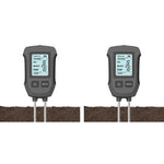 HASTHIP Soil Meter for Gardening with Dual Probes and LCD Display | 5 in 1 Soil Tester