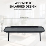 HASTHIP TV Screen Top Shelf for Monitor and Computer | Adjustable 11.8 x 4.7 in Dual‑Leg Mount