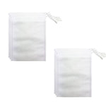 HASTHIP Tea Filter Bags for Loose Leaf and Coffee 100 pcs 2.16 x 2.75 in with Drawstring Design