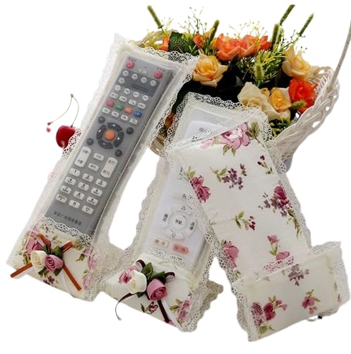 HASTHIP® 3pc Elegant Lace Cover for Remote European Style