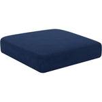 HASTHIP Sofa Seat Cushion Slipcover for Sofa or Meditation Mat 50–70cm with Stretchy Fit | Navy Blue Textured Cover