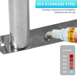 HASTHIP Stainless Steel Towel Rack for Bathroom with 3 Tier Ladder Design and 23.6 in Rod | Wall Mounted Organizer for Quick Dry Towels
