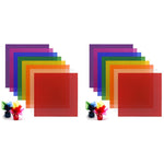 HASTHIP Gift Wrapping Paper for Candy and Cookies with 120 Sheets 7.5 in Squares | 8 Colors